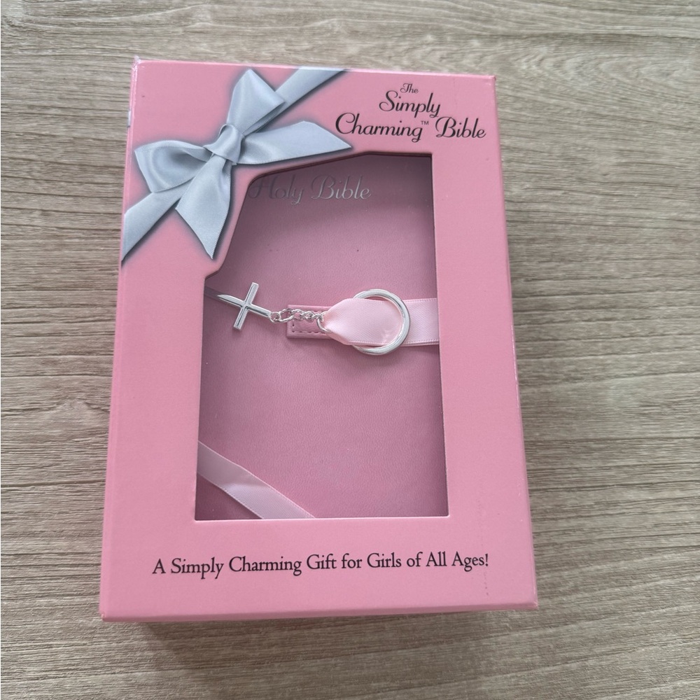 Simply Charming Bible with Pink Cover